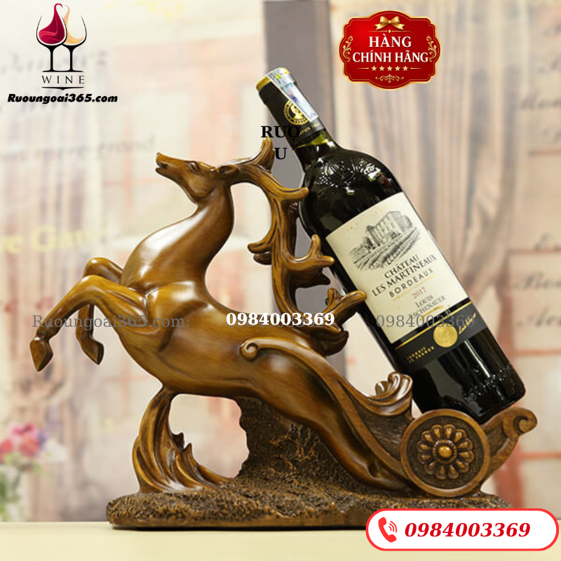 Kệ Rượu Hình Con Dê 700ml 2027 kệ rượu dê phong thủy