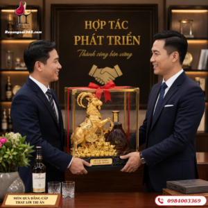Kệ rượu linh vật dê