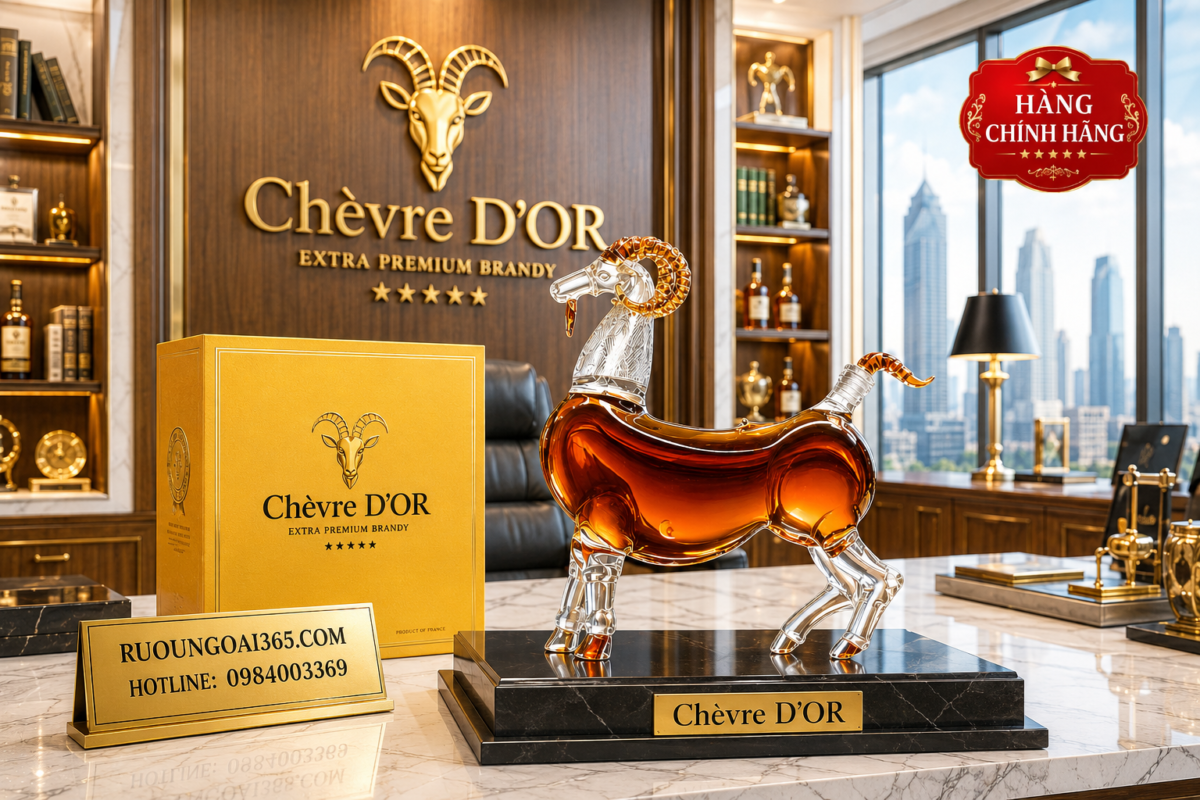 RƯỢU DÊ VÀNG PHÁP CHÈVRE D'OR 700ML