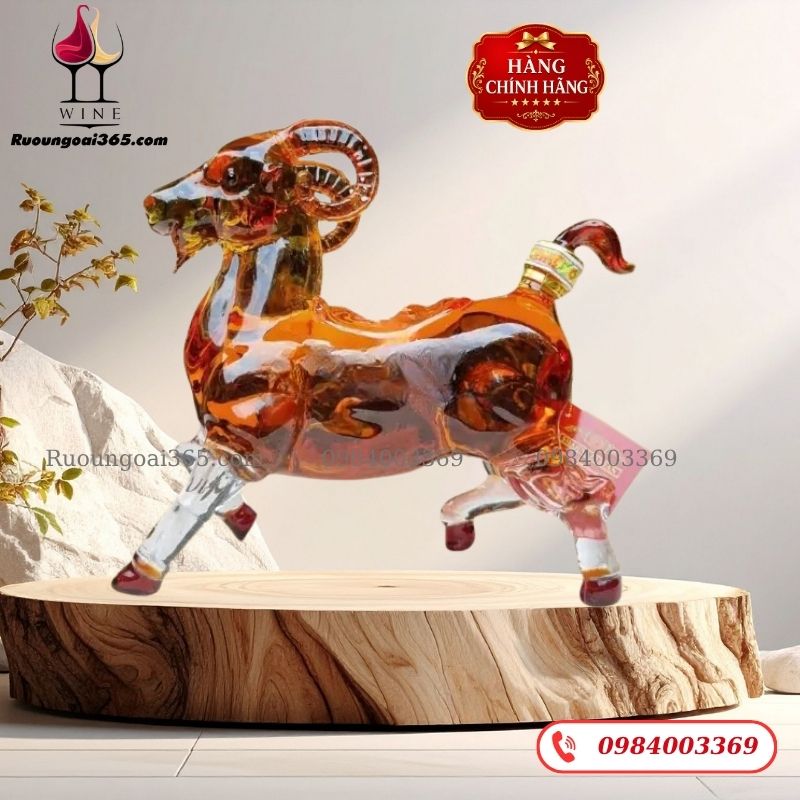 Bình Rượu Dê Thuỷ Tinh