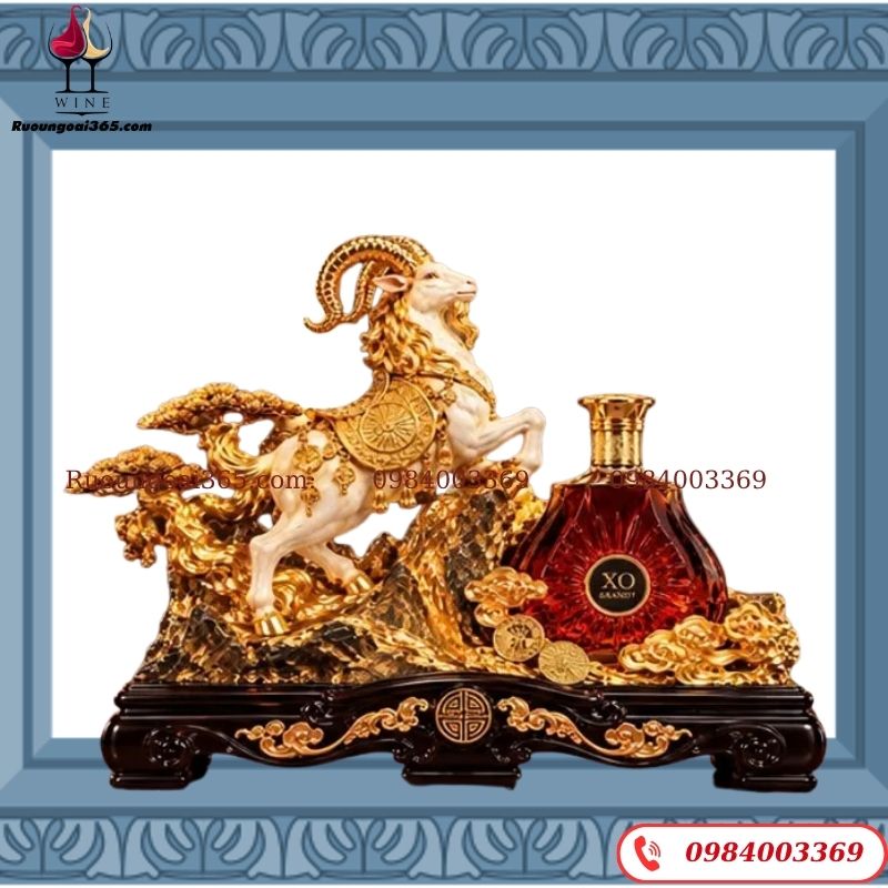 KỆ RƯỢU DÊ XO BRANDY 1L