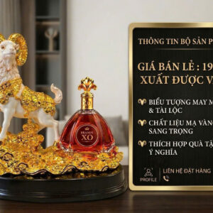 Kệ Rượu Dê Brandy XO