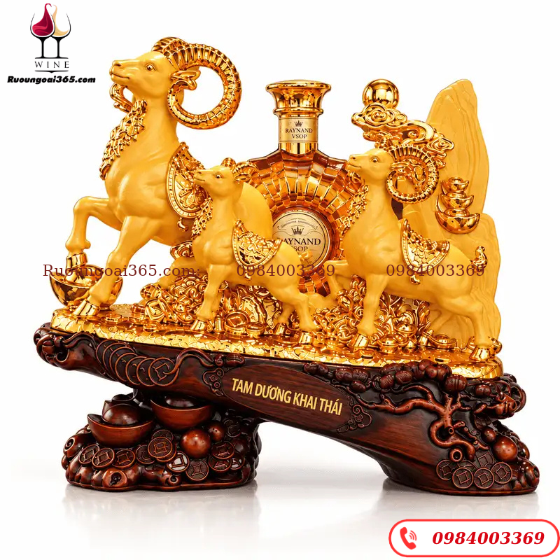 Kệ Rượu Dê Phong Thuỷ Cao Cấp 2027