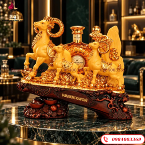 Kệ Rượu Dê Phong Thuỷ Cao Cấp