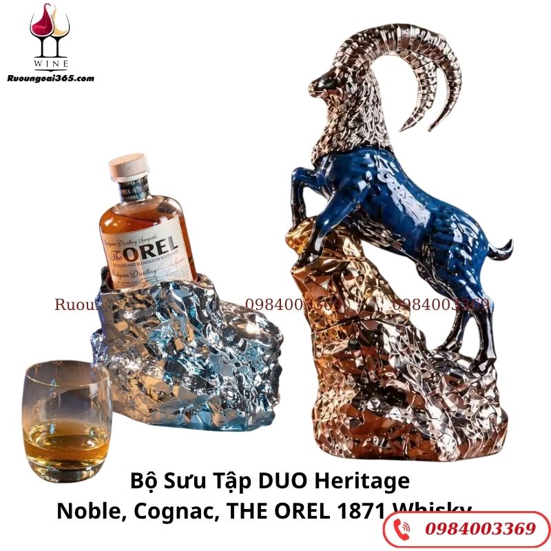 Quà tặng Rượu Linh Vật Dê 2027 DUO HERITAGE Quà tặng Rượu Linh Vật Dê 2027 DUO HERITAGE
