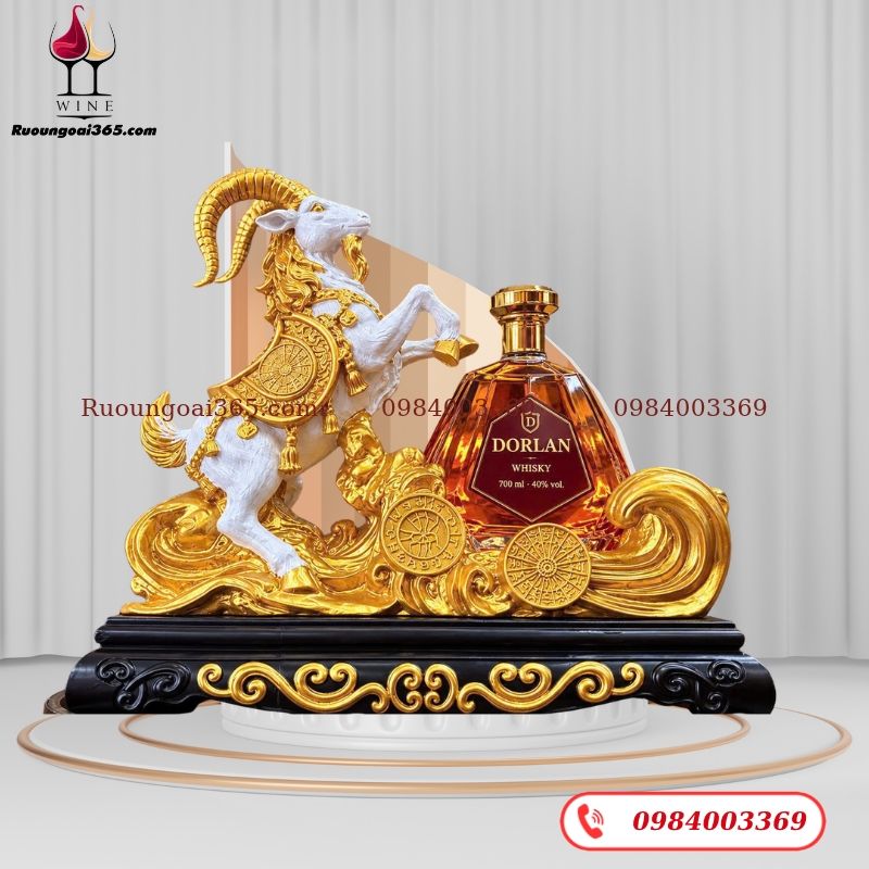 Rượu Linh Vật Dê 2027 - Trao Quà Sang Gửi Lộc Vàng